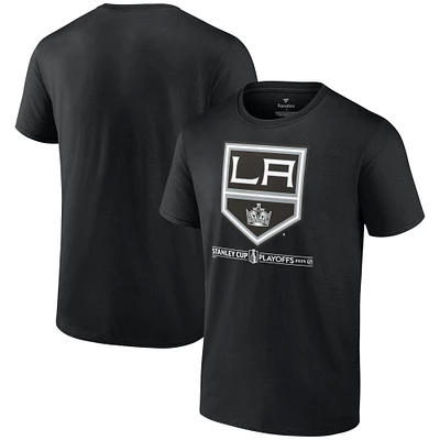 Men's Fanatics  Black Los Angeles Kings 2024 Stanley Cup Playoffs Breakout T-Shirt