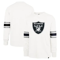 Men's '47 White Las Vegas Raiders Gridiron Premier Brex Long Sleeve T-Shirt