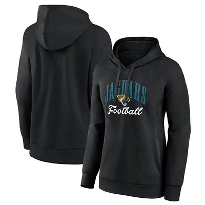 Women's Black Jacksonville Jaguars Victory Script Pullover Hoodie