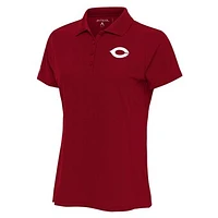 Women's Antigua  Cardinal UChicago Maroons Legacy Pique Polo