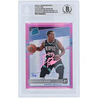 Desmond Bane Memphis Grizzlies Autographed 2020-21 Panini Donruss Optic Hyper Pink Prizm #180 #/10 Beckett Fanatics Witnessed Authenticated Rookie Card