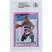 Desmond Bane Memphis Grizzlies Autographed 2020-21 Panini Donruss Optic Hyper Pink Prizm #180 #/10 Beckett Fanatics Witnessed Authenticated Rookie Card