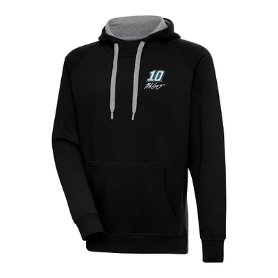 Men's Antigua Black Noah Gragson Victory Pullover Hoodie