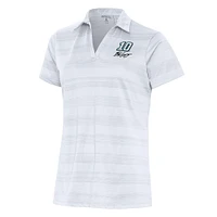 Women's Antigua White Noah Gragson Compass Polo