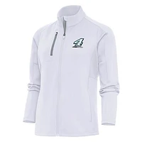 Women's Antigua White Josh Berry Generation Full-Zip Jacket