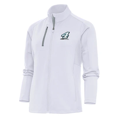 Women's Antigua White Josh Berry Generation Full-Zip Jacket
