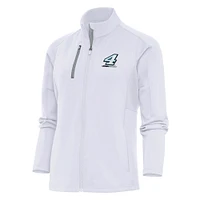 Women's Antigua White Josh Berry Generation Full-Zip Jacket