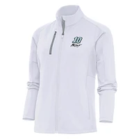 Women's Antigua White Noah Gragson Generation Full-Zip Jacket