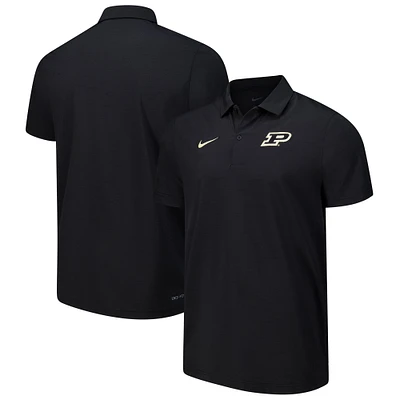 Men's Nike Black Purdue Boilermakers Performance Polo