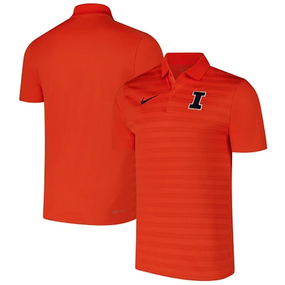 Men's Nike Orange Illinois Fighting Illini Performance Polo