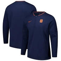 Men's Nike Navy Syracuse Orange Coaches Quarter-Zip Jacket