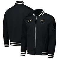 Men's Nike  Black Vanderbilt Commodores Full-Zip Bomber Jacket