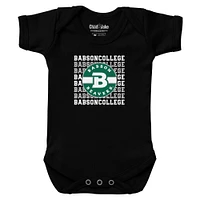 Newborn & Infant Chad Jake Black Babson Beavers Retro Bodysuit