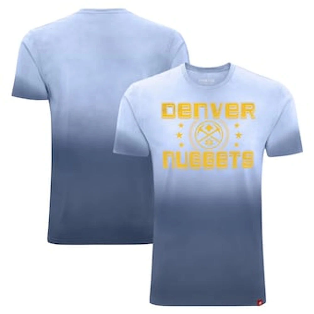 Unisex Sportiqe Blue Denver Nuggets Bingham Sun-Fade T-Shirt