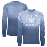 Unisex Sportiqe Royal Philadelphia 76ers Mohave Sun-Dipped Long Sleeve T-Shirt