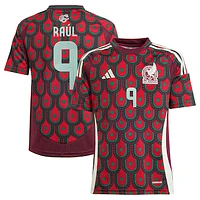 Youth adidas Raul Jimenez Burgundy Mexico National Team 2024 Home Replica Player Jersey