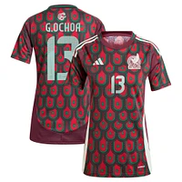 Women's adidas Guillermo Ochoa Burgundy Mexico National Team 2024 Home Replica Player Jersey