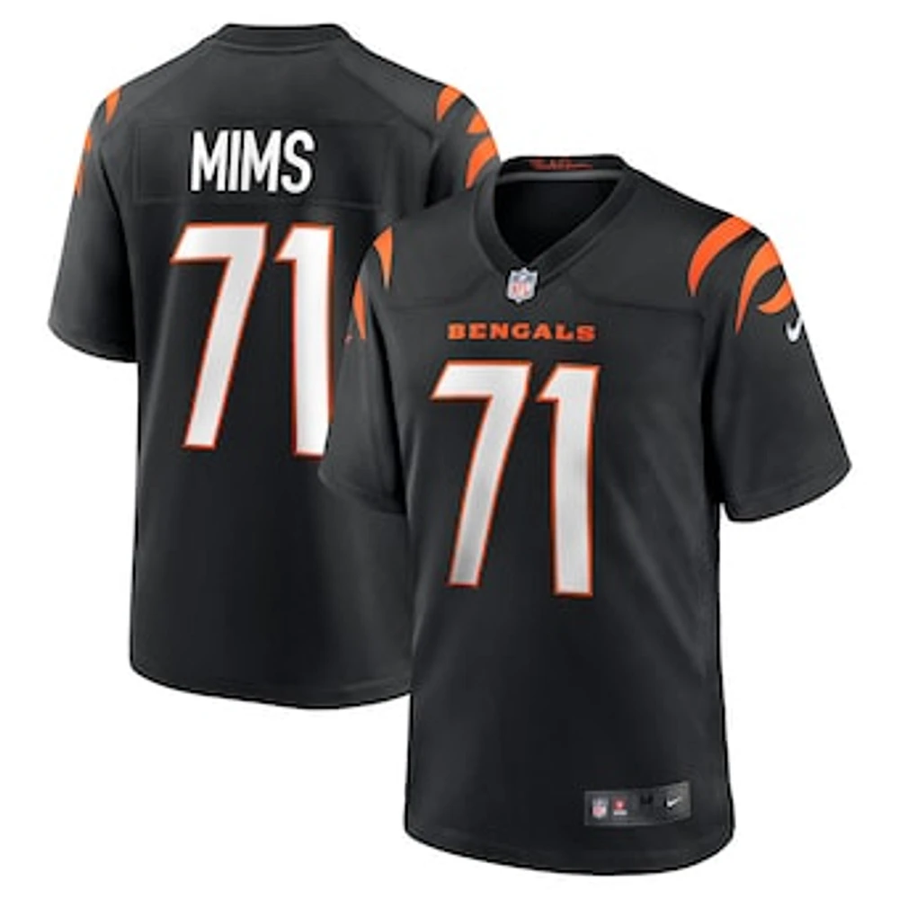 Men's Nike Amarius Mims Black Cincinnati Bengals  Player Game Jersey