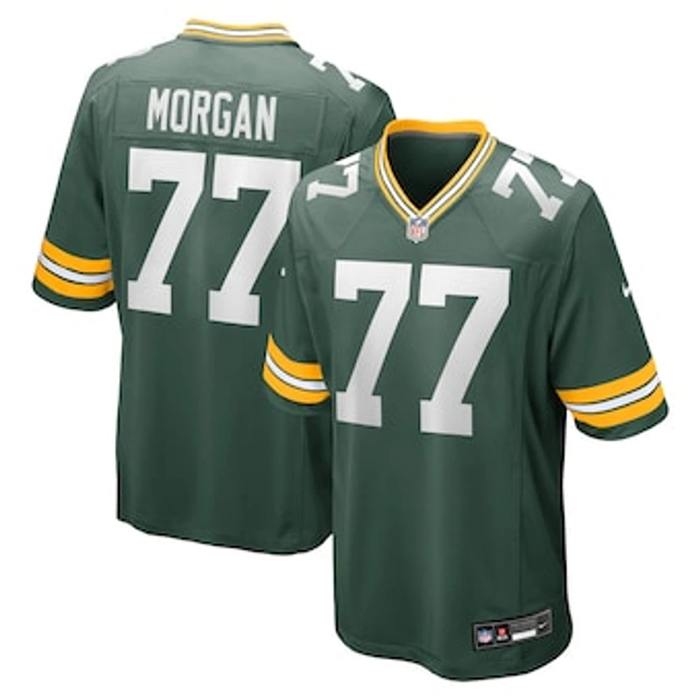 Men's Nike Jordan Morgan Green Bay Packers  Player Game Jersey