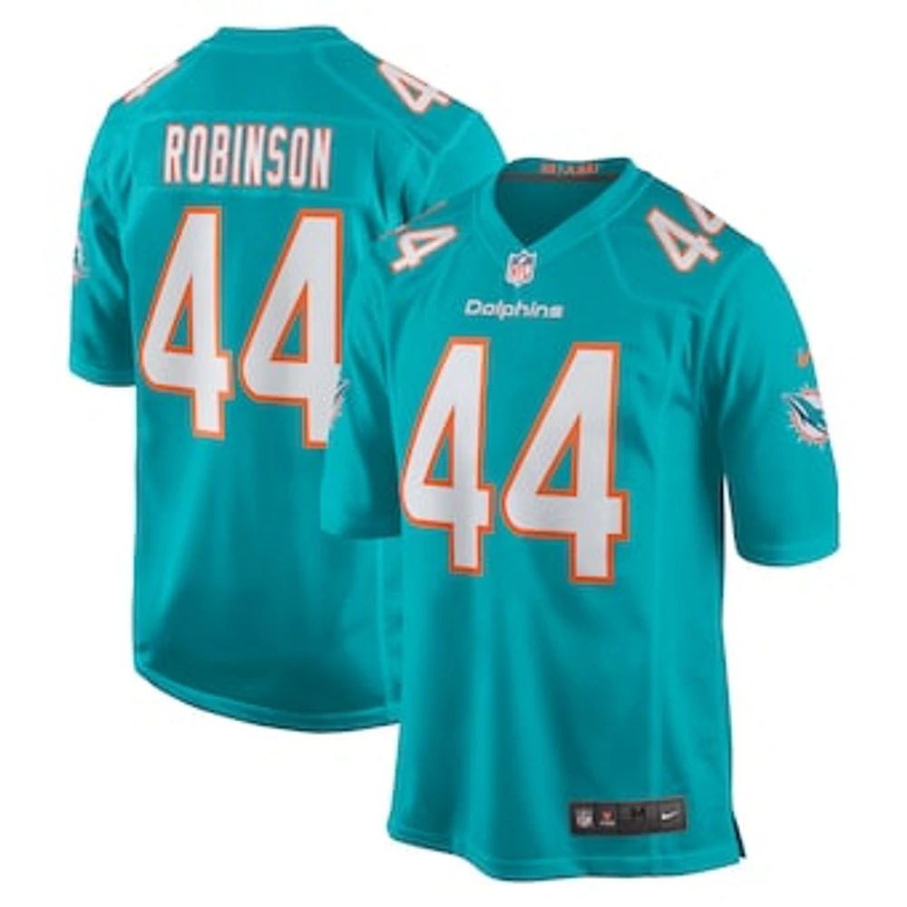 Men's Nike Chop Robinson Aqua Miami Dolphins  Player Game Jersey