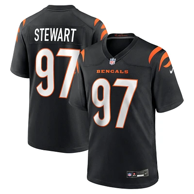 Men's Nike Shemar Stewart Black Cincinnati Bengals 2025 NFL Draft First Round Pick  Game Jersey