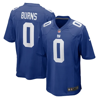 Men's Nike Brian Burns Royal New York Giants Game Player Jersey