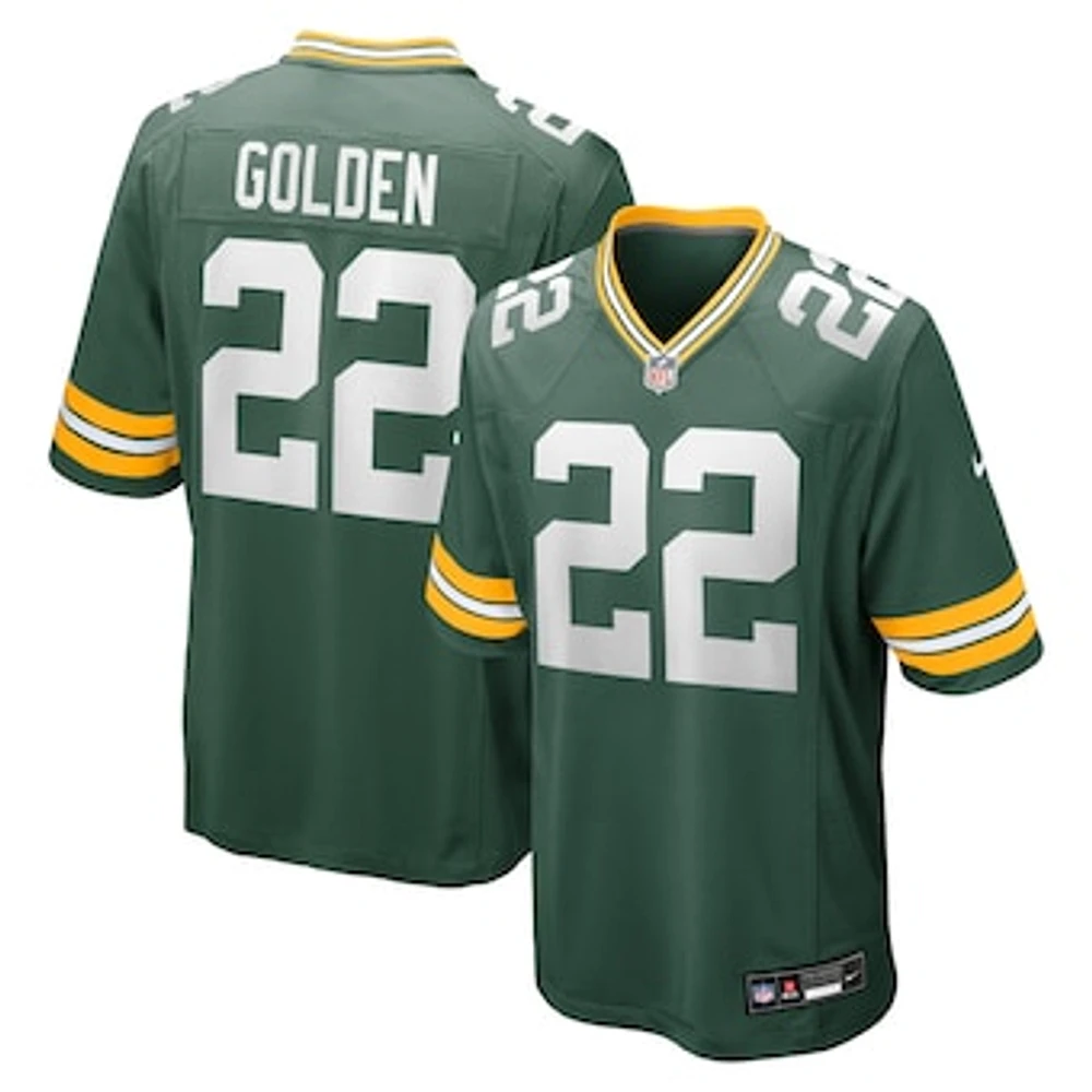 Men's Nike Matthew Golden Green Bay Packers 2025 NFL Draft First Round Pick  Game Jersey