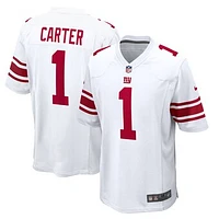 Men's Nike Abdul Carter White New York Giants First Round Pick Game Jersey