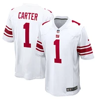Men's Nike Abdul Carter White New York Giants First Round Pick Game Jersey