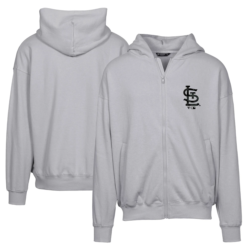 Men's Levelwear St. Louis Cardinals Uphill Digital Camo Full-Zip Hoodie