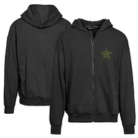Men's Levelwear Black Houston Astros Uphill Digital Camo Full-Zip Hoodie