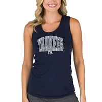 Women's Concepts Sport  Navy New York Yankees Marathon Racerback Tank Top