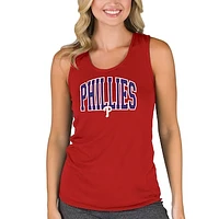 Women's Concepts Sport  Red Philadelphia Phillies Marathon Racerback Tank Top