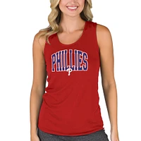 Women's Concepts Sport  Red Philadelphia Phillies Marathon Racerback Tank Top