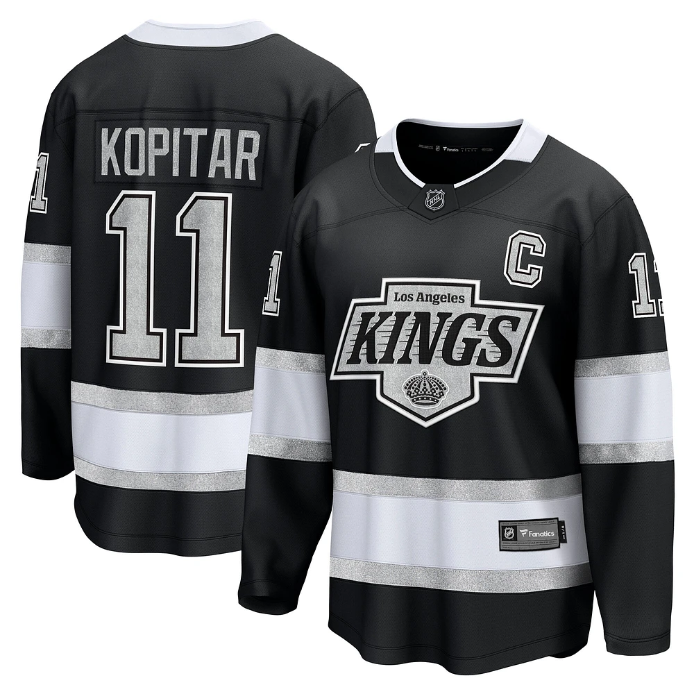 Men's Fanatics Anze Kopitar Black Los Angeles Kings Home Premier Breakaway Player Jersey