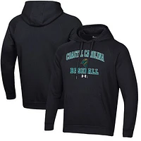 Men's Under Armour Coastal Carolina Chanticleers All Day Arch Fleece Baseball Raglan Pullover Hoodie