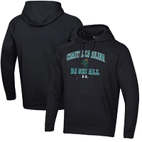 Men's Under Armour Coastal Carolina Chanticleers All Day Arch Fleece Baseball Raglan Pullover Hoodie