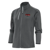 Women's Antigua Charcoal Talladega Superspeedway Generation Full-Zip Jacket