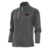 Women's Antigua Charcoal Talladega Superspeedway Generation Full-Zip Jacket