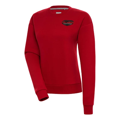 Women's Antigua Red Talladega Superspeedway Victory Pullover Sweatshirt