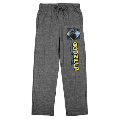Men's  Graphite Godzilla Strikes Back Pajama Pants