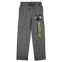 Men's  Graphite Godzilla Strikes Back Pajama Pants