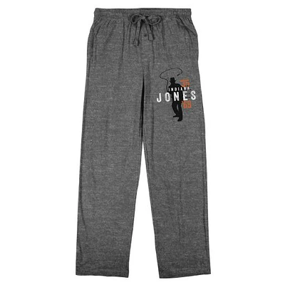 Men's  Graphite Indiana Jones Silhouette Pajama Pants