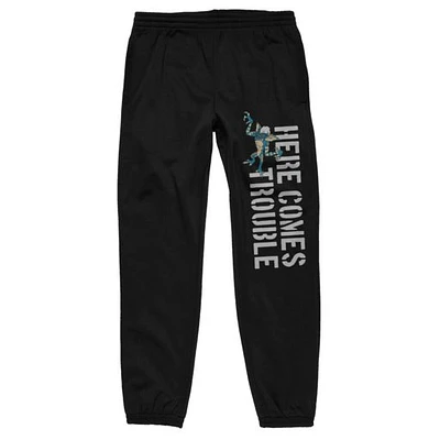 Unisex  Black Gremlins Here Comes Trouble Jogger Pants