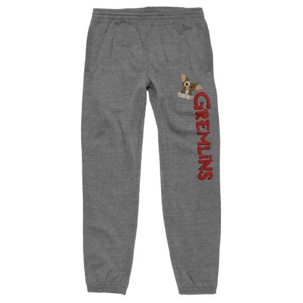 Unisex Heather Gray Gremlins Gizmo Jogger Pants