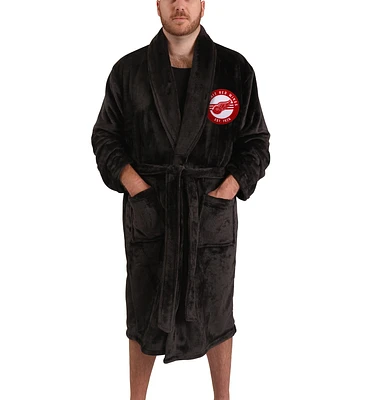 Unisex Black Detroit Red Wings Robe