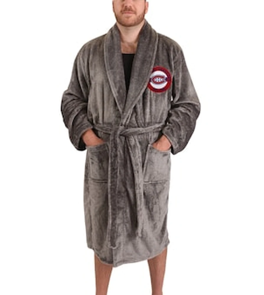 Unisex Gray Montreal Canadiens Robe