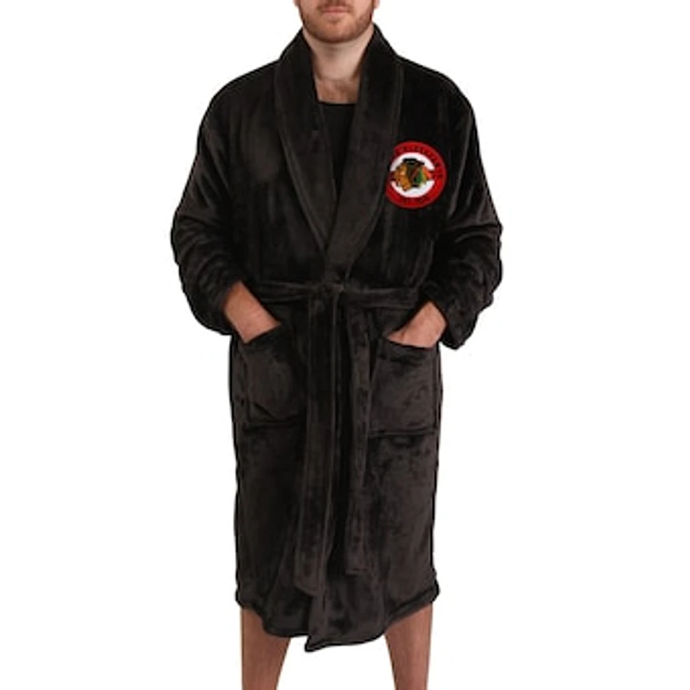 Unisex Black Chicago Blackhawks Robe