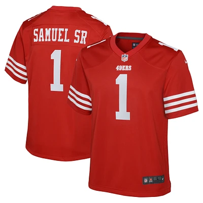 Youth Nike Deebo Samuel Sr Scarlet San Francisco 49ers Game Player Jersey