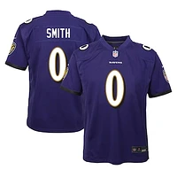 Youth Nike Roquan Smith Purple Baltimore Ravens Team Player Game Jersey